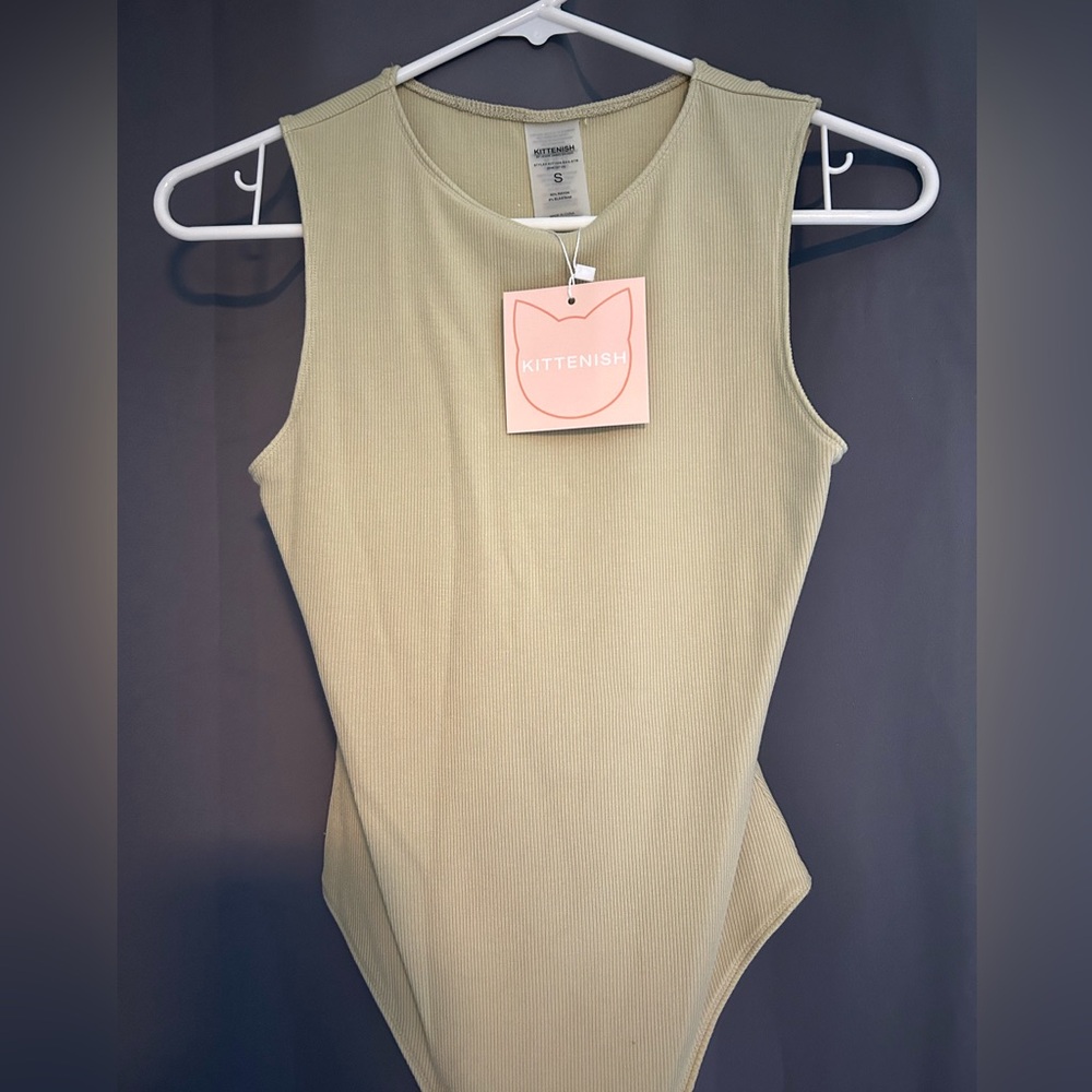 Kittenish sage bodysuit size S
